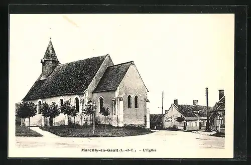 AK Marcilly-en-Gault, L`Eglise
