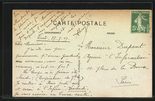 AK Trôo, Vue générale du Loir