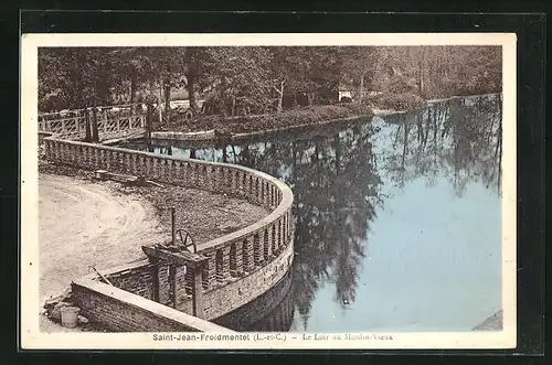 AK Saint-Jeant-Froidmentel, Le Loir au Moulin-Vieux