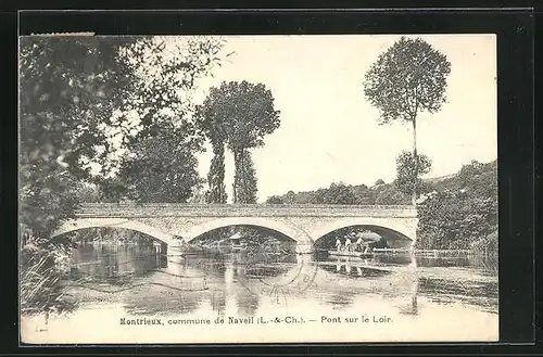 AK Montrieux, Pont sur le Loir