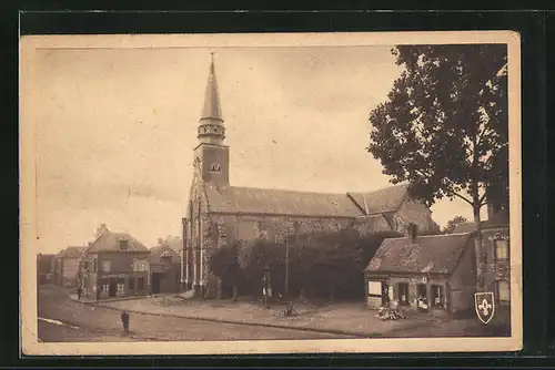 AK Souday, Place de l`Eglise
