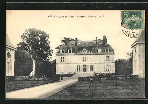 AK Authon, Chateau du Fresne, Vorderansicht