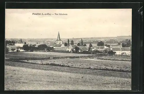 AK Pouille, Vue Generale, l`Eglise