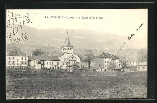 AK Saint-Lupicin, L`Eglise et les Ecoles