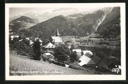 AK Allemont, Quartier de l`Eglise a la Rousses