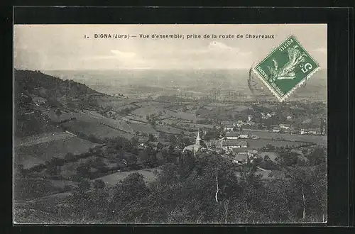 AK Digna, Vue d`ensemble, prise de la route de Chevreaux