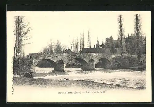 AK Domblans, Pont sur la Seille