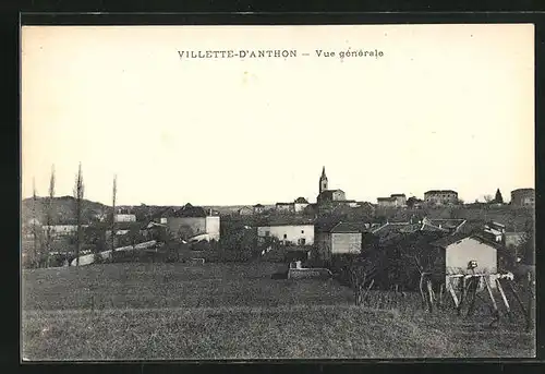 AK Villette-d’Anthon, Vue Generale