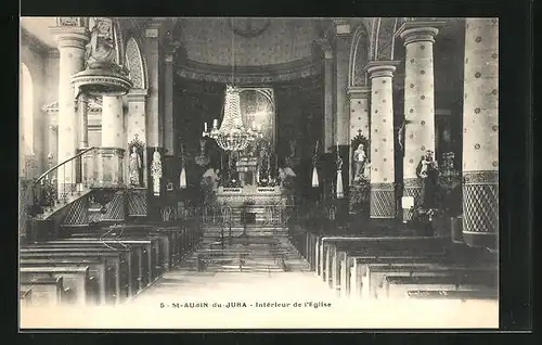 AK St-Aubin-du-Jura, Intérieur de l`Eglise