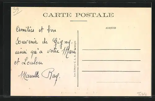 AK Gigny, Vue générale