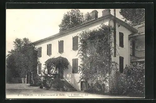 AK Tercis, L`Établissement de Bains, L`Hôtel