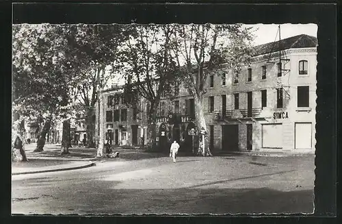 AK Tartas, Un coin de la Place Gambetta