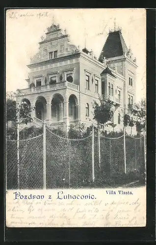 AK Lazne Luhacovice, Villa Vlasta