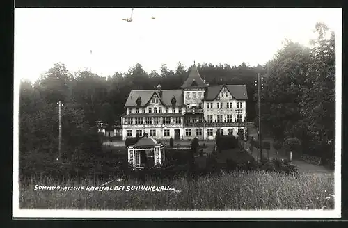 AK Schluckenau / Sluknov, Karltal, Totalansicht Kurhotel