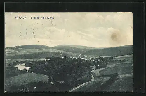 AK Sázava, Pohled od severu