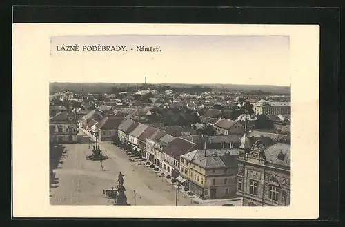 AK Bad Podiebrad / Podebrady, Lazne Podebrady Namesti