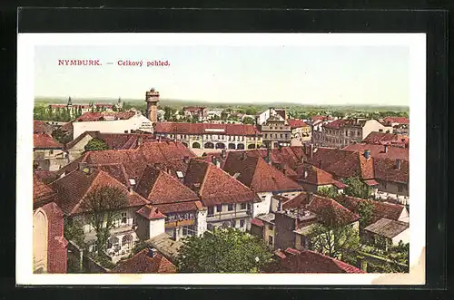 AK Nimburg / Nymburk, Celkovy pohled, Blick auf die Stadt