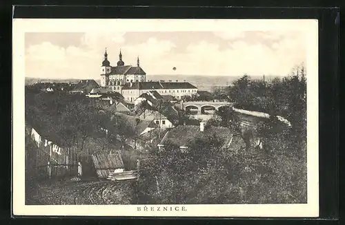 AK Breznice, Teilansicht der Ortschaft
