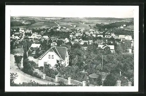 AK Mnichowitz, Gesamtansicht aus der Vogelschau