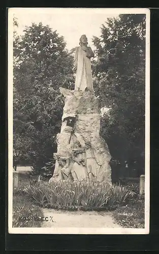 AK Kostelec nad Labem, Partie am Monument