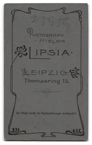 Fotografie Atelier Lipsia, Leipzig, Portrait junge Dame im schwarzen Kleid