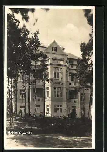 AK Reichenberg / Liberec, Blick zum Haus Hubertus