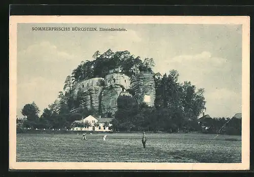 AK Bürgstein, Blick zum Einsiedlerstein