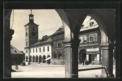 AK Jilemnice, Nàmesti, Marlktplatz