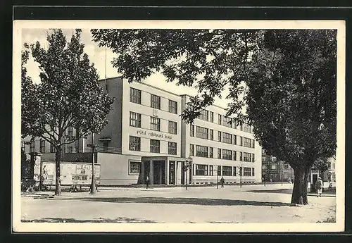 AK Königgrätz / Hradec Kralove, Schule / Industrieschule, Bauhaus