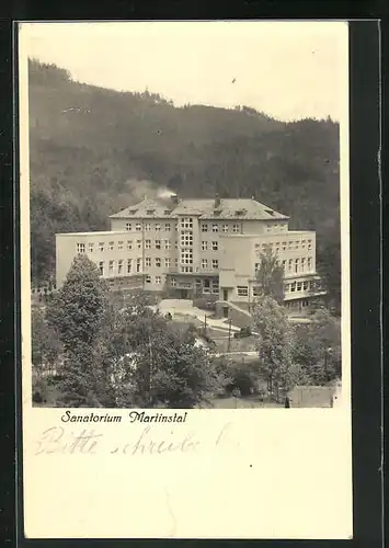 AK Zwickau, Sanatorium Martinstal