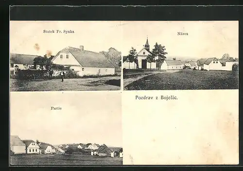 AK Bojesice, Naves, Partie, Statek Fr. Synka