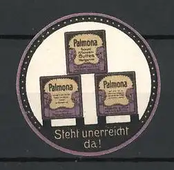 Reklamemarke Palmona Butter-Margarine, drei Schachteln