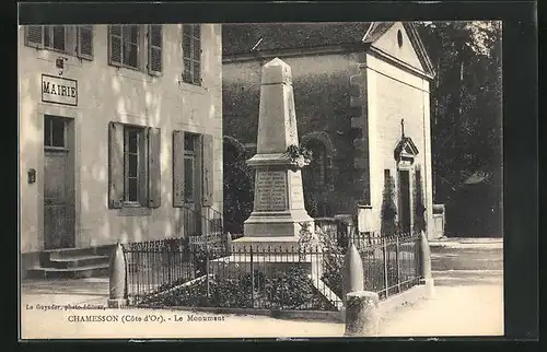 AK Chamesson, Le Monument