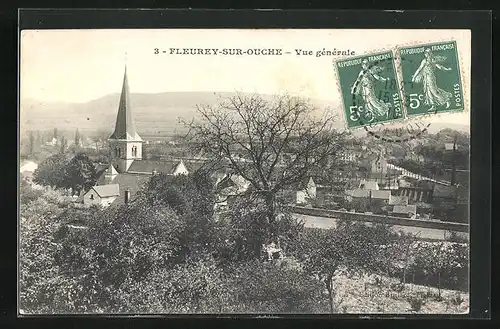 AK Fleurey-Sur-Ouche, Vue générale