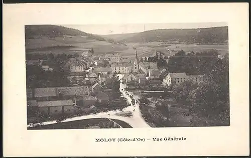 AK Moloy, Vue Générale, Ortsansicht aus der Vogelschau
