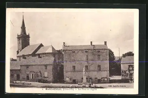 AK Marcheseuil, La Place et l`Eglise