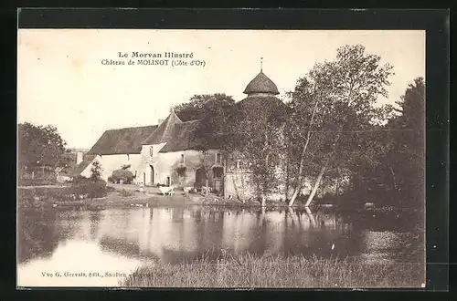 AK Molinot, Le Chateau, Ansicht vom Schloss