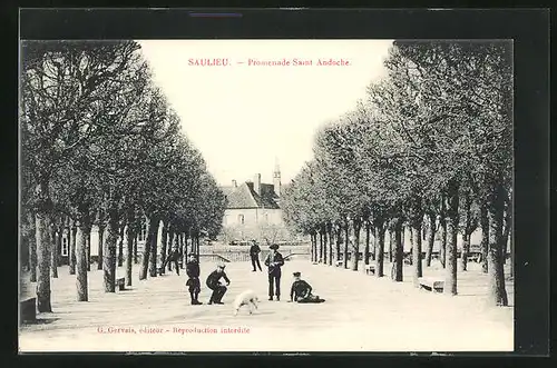 AK Saulieu, Promenade Saint-Andoche