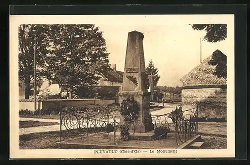AK Pluvault, Le Monument