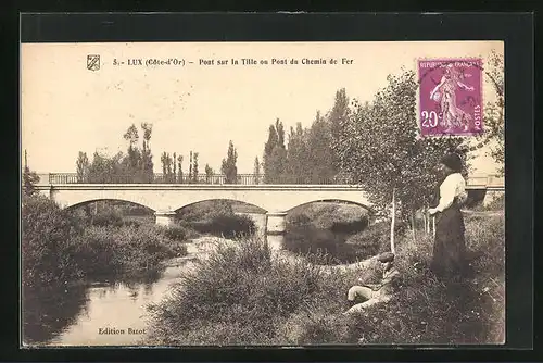 AK Lux, Pont sur la Tille ou Pont du Chemin de Fer