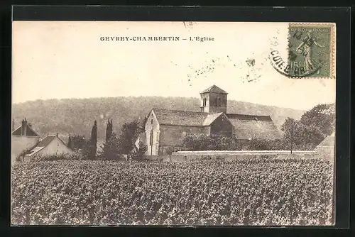 AK Gevrey-Chambertin, L`Eglise, Kirche