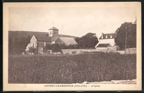 AK Gevrey-Chambertin, L`église, Kirche