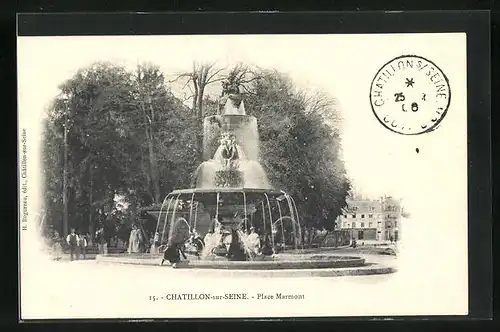 AK Chatillon-sur-Seine, Place Marmont