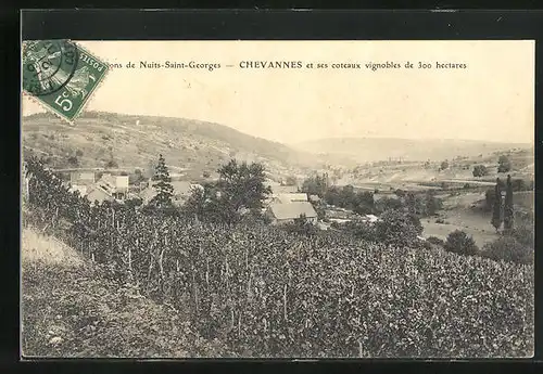 AK Chevannes, Panorama et les coteaux vignobles