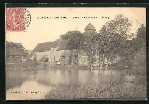 AK Molinot, Tour du Château et l`Étang