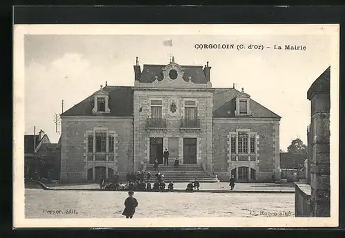 AK Corgoloin, La Mairie