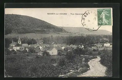 AK Gissey-sur-Ouche, Vue Generale