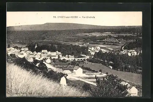 AK Gissey-sur-Ouche, Vue Generale