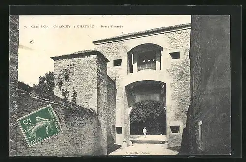 AK Grancey-le-Chateau, Porte d`entree