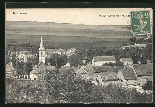 AK Billy-sur-Seine, Panorama